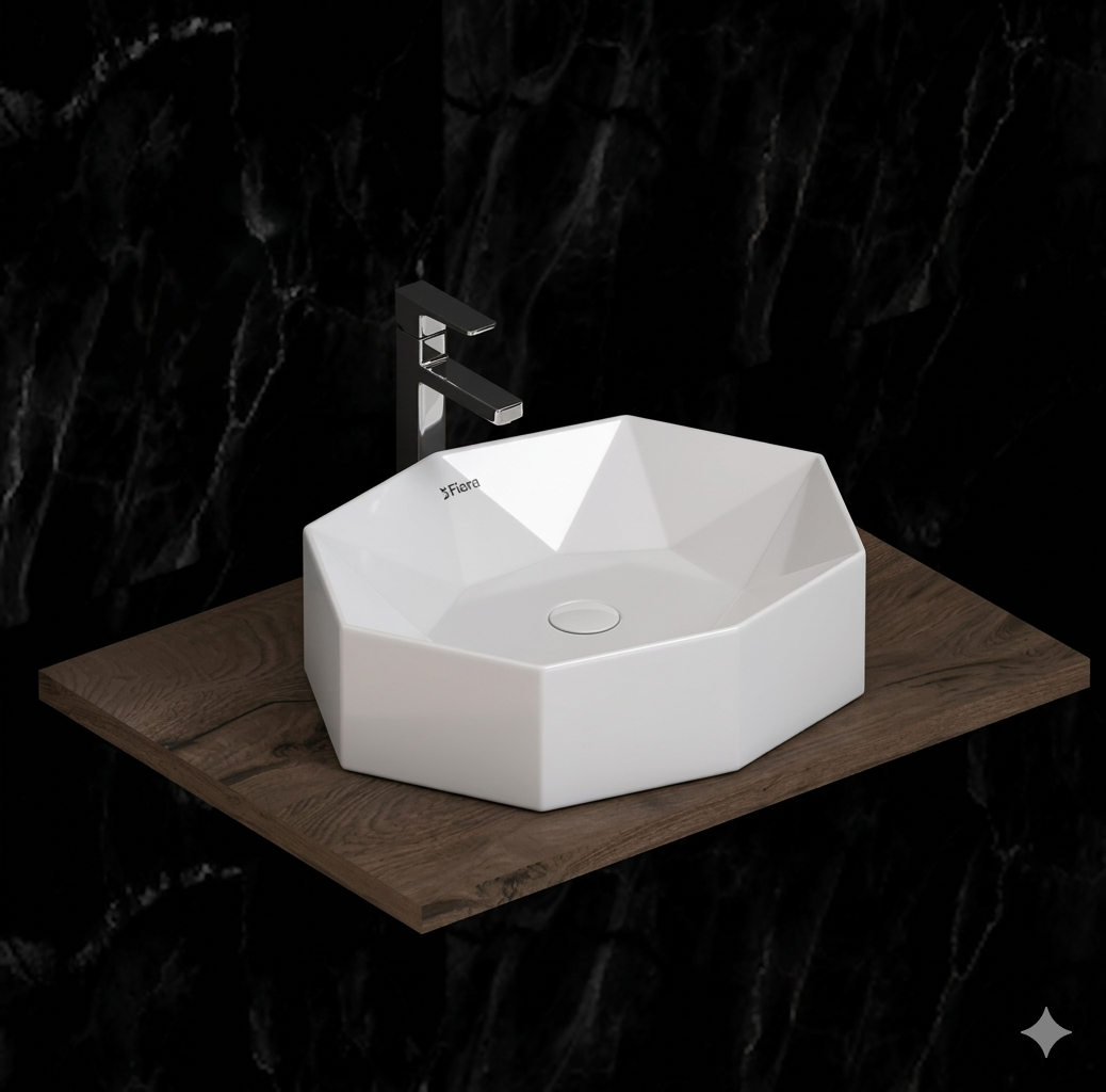 Basin Counter Arvia White Stella