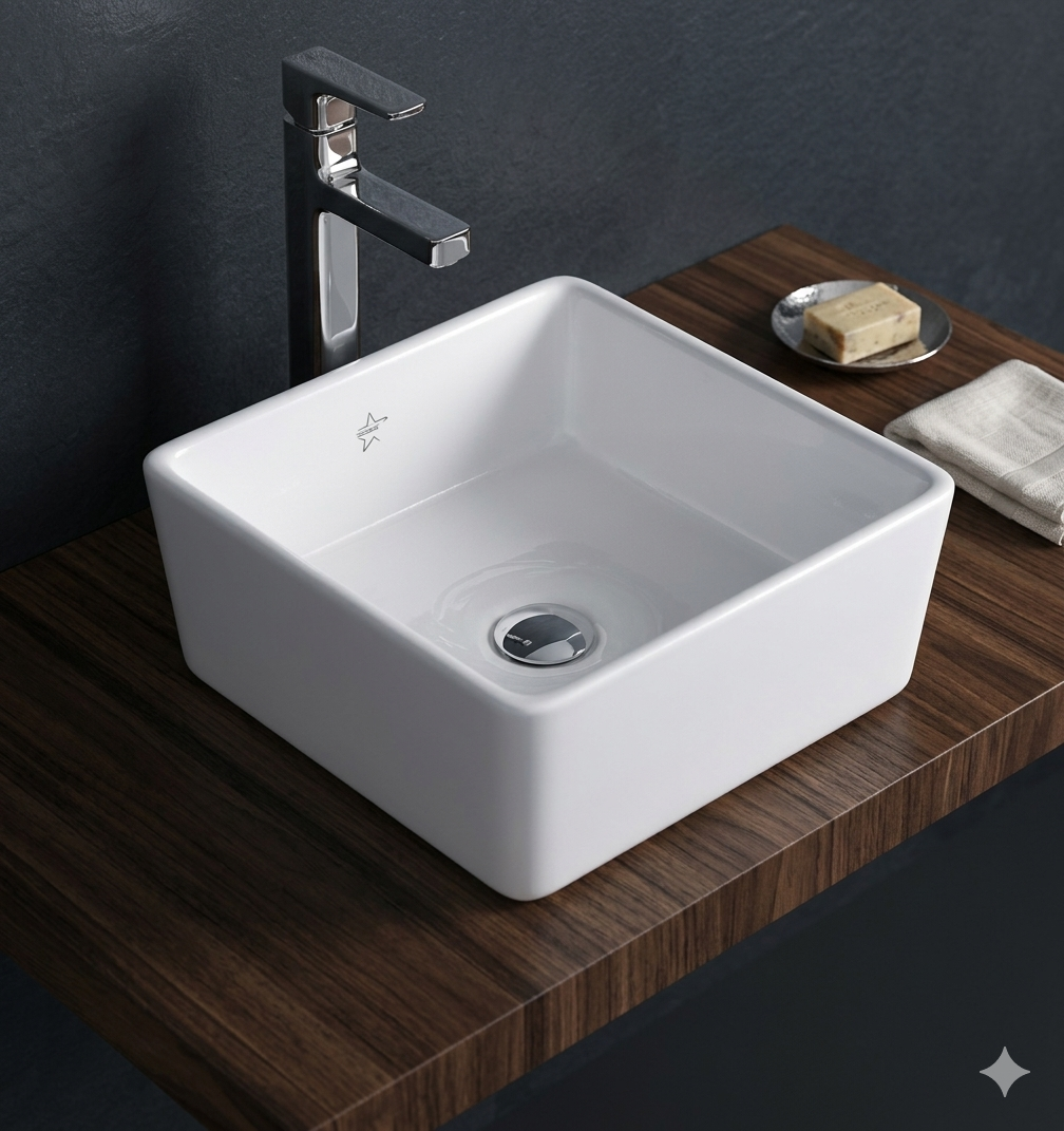 Basin Counter Olivia White Stella