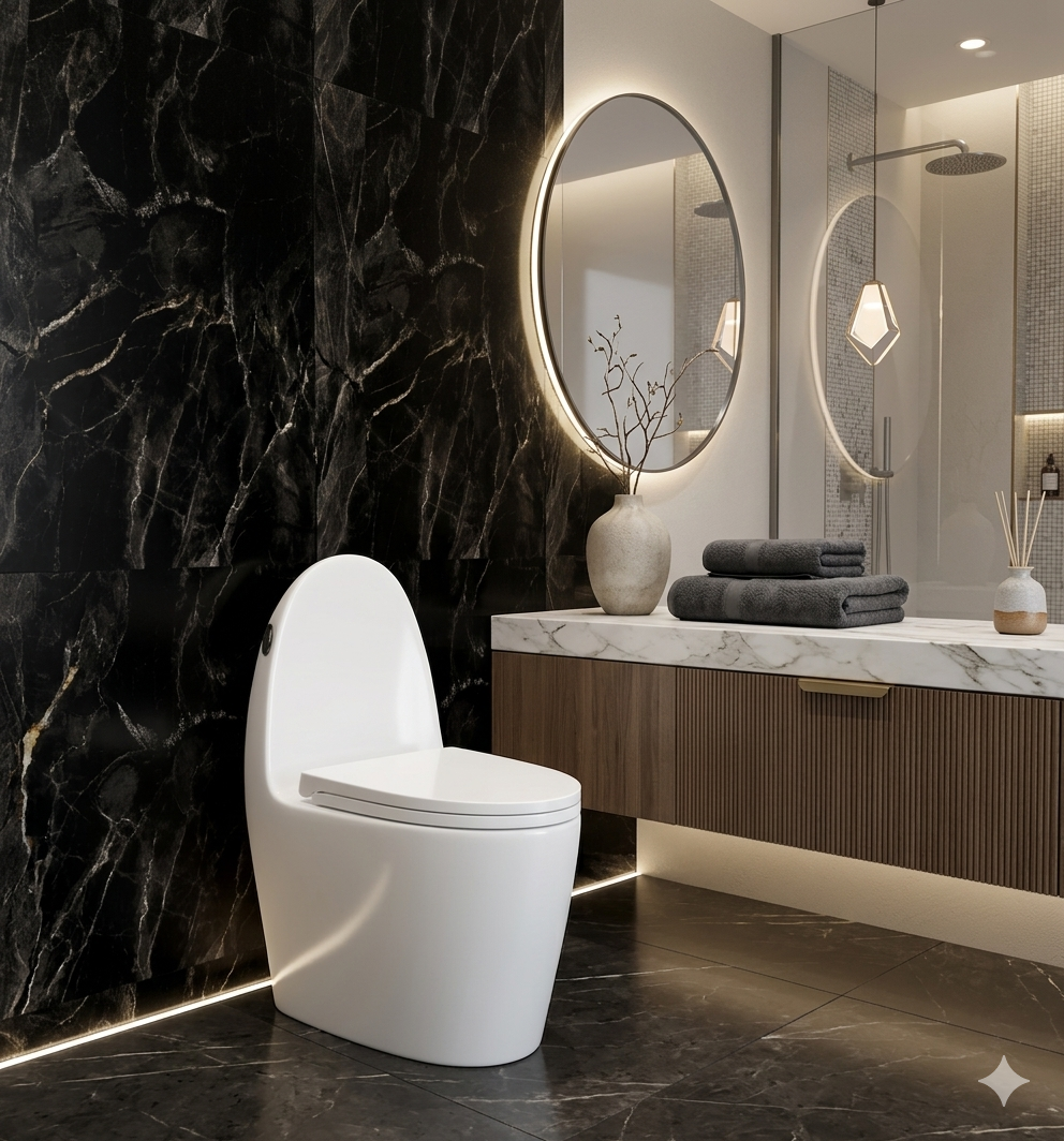 Commode Veronica White (Dual Jet Flush) Stella
