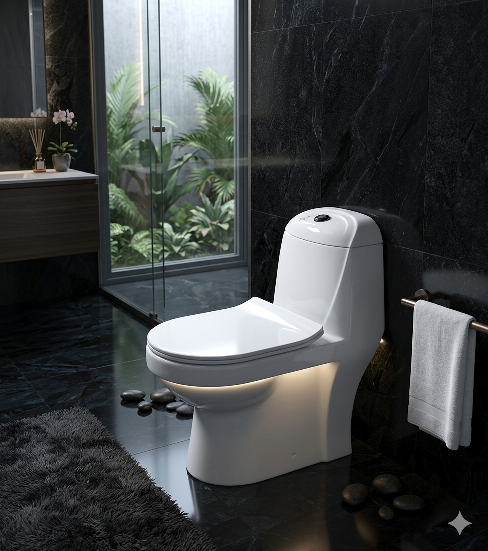 Commode Marlina White (Jet Flush) Stella