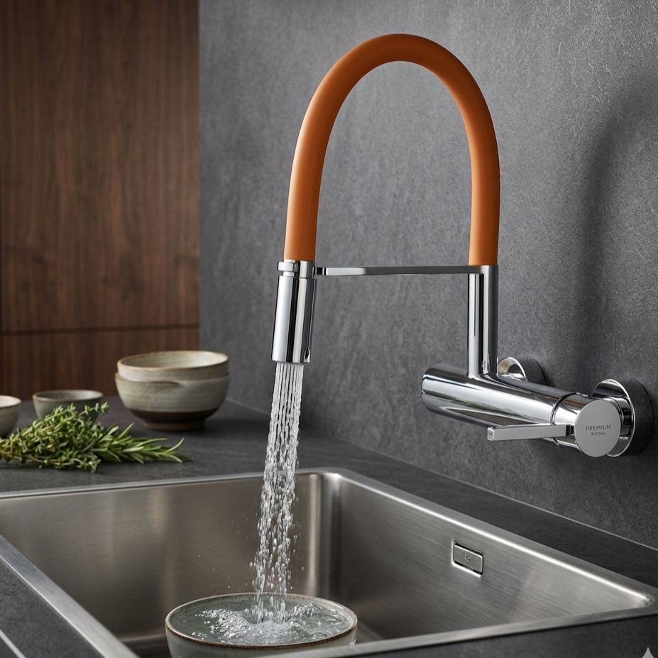 Single Lever Sink Mixer (Pull Out) Muse: AZURE
