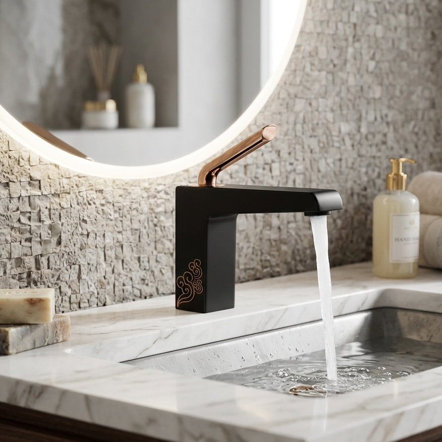 Single Lever Basin Mixer BEVEL
