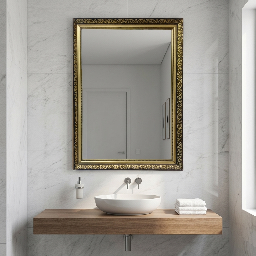 Mirror Wood Frame Big
