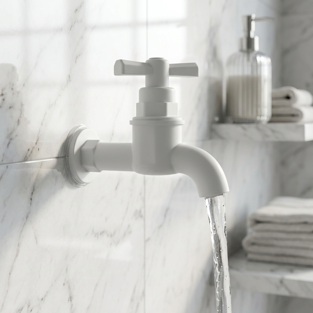 Slot Handle Tap S-1-White