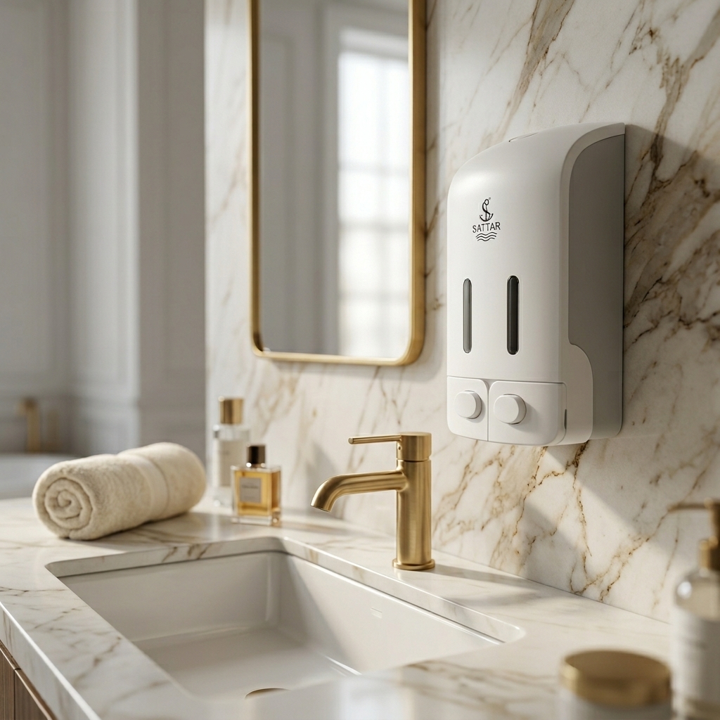 Soap Dispenser Double Line Sattar