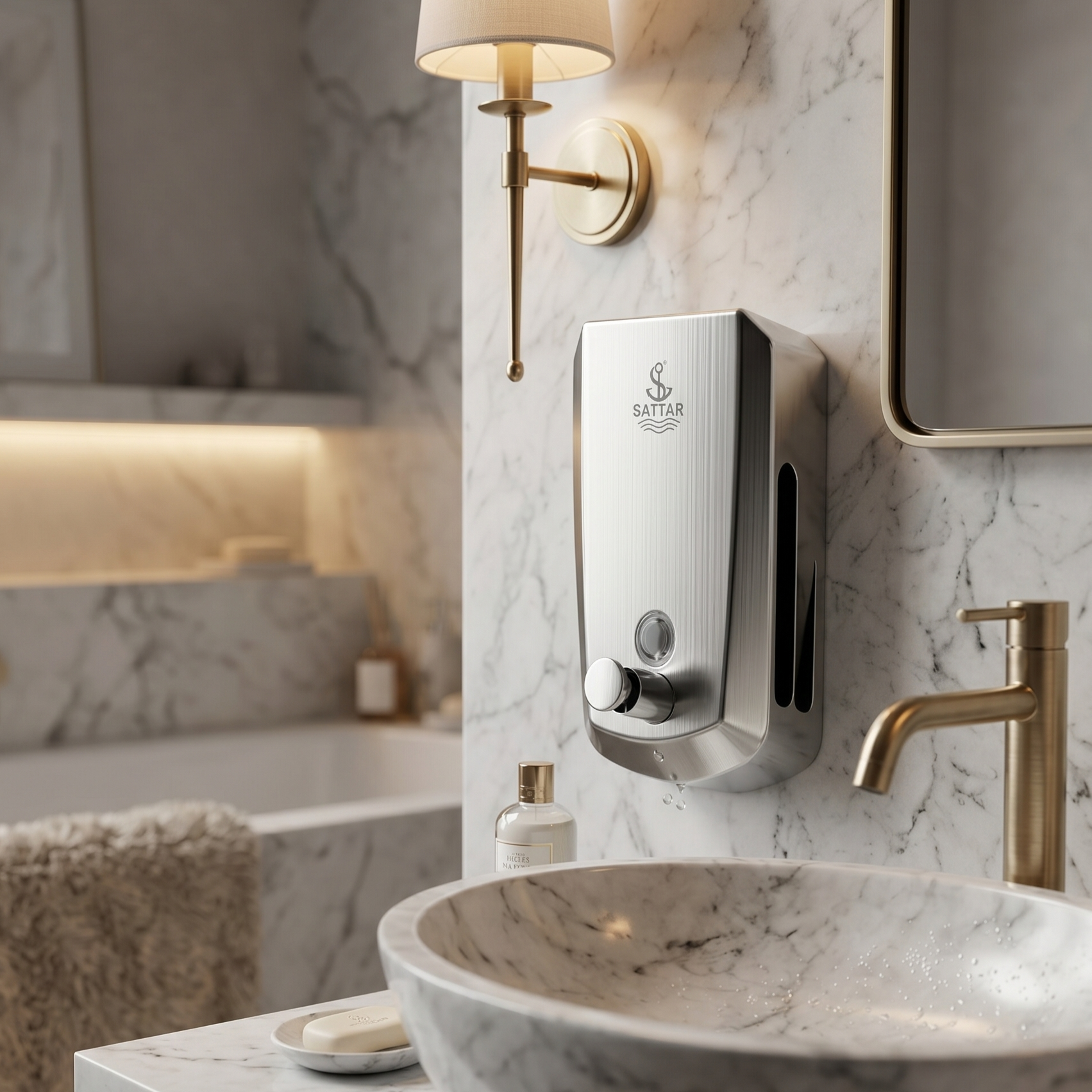 Wall Mounted Soap Dispenser Sattar