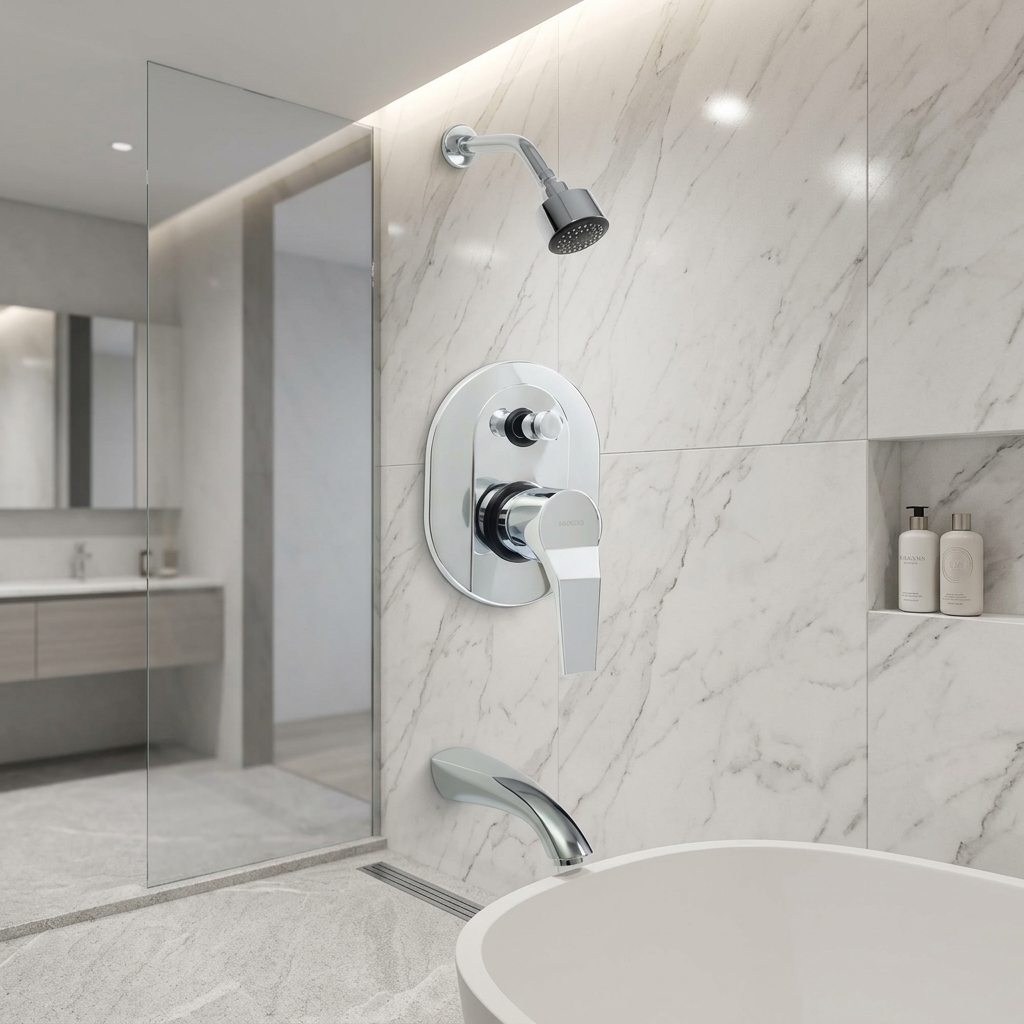 0.75 Inch Single Lever shower Mixer (Legacy Drizzle Shower ST4 Spout) Sharif