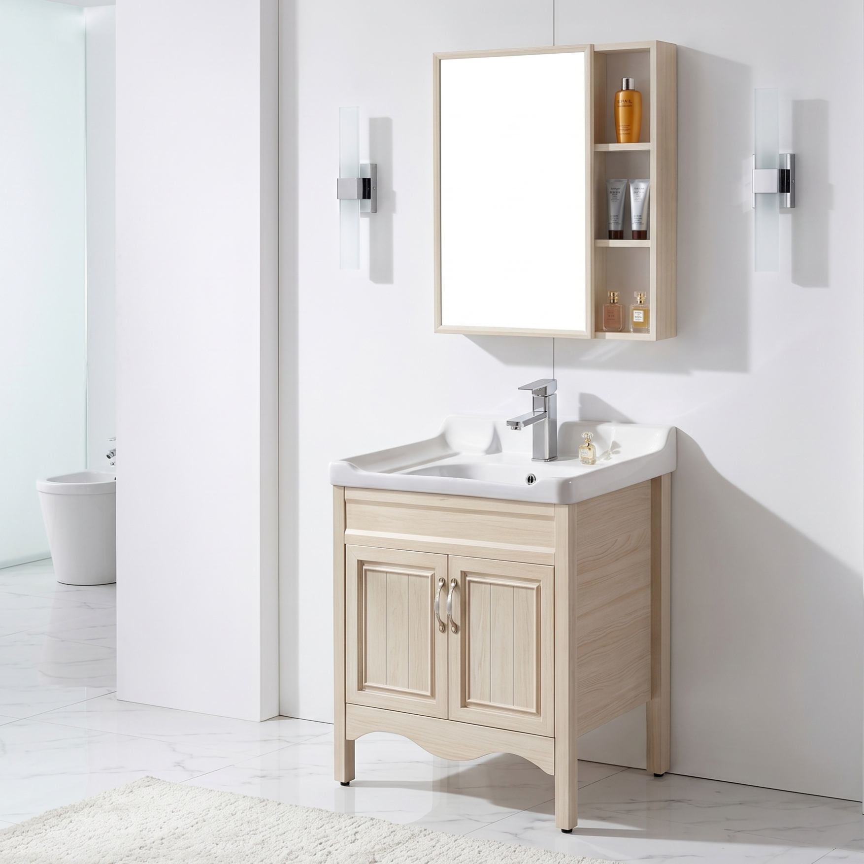 Wooden Cabinet Basin_ASM 1247