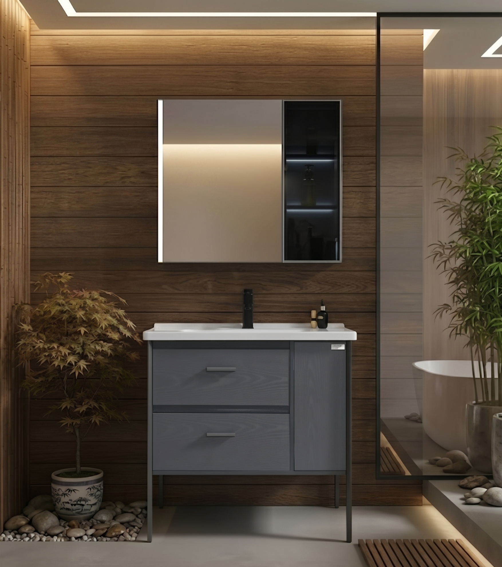 Arohe Plywood Basin Cabinet AR328580