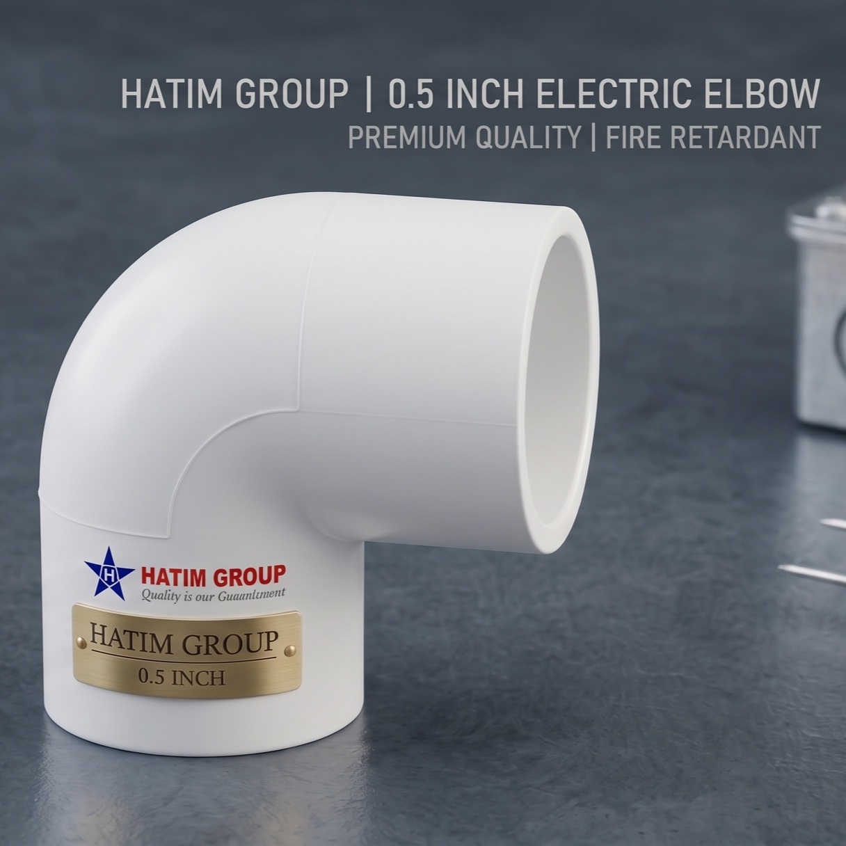0.5 Inch Electrical Elbow Hatim Group