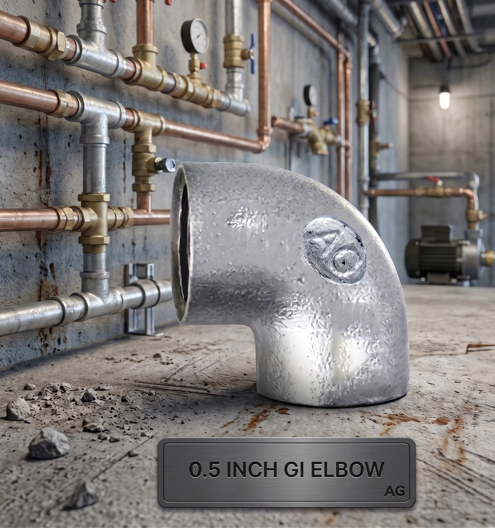0.5 Inch Elbow Gi AG