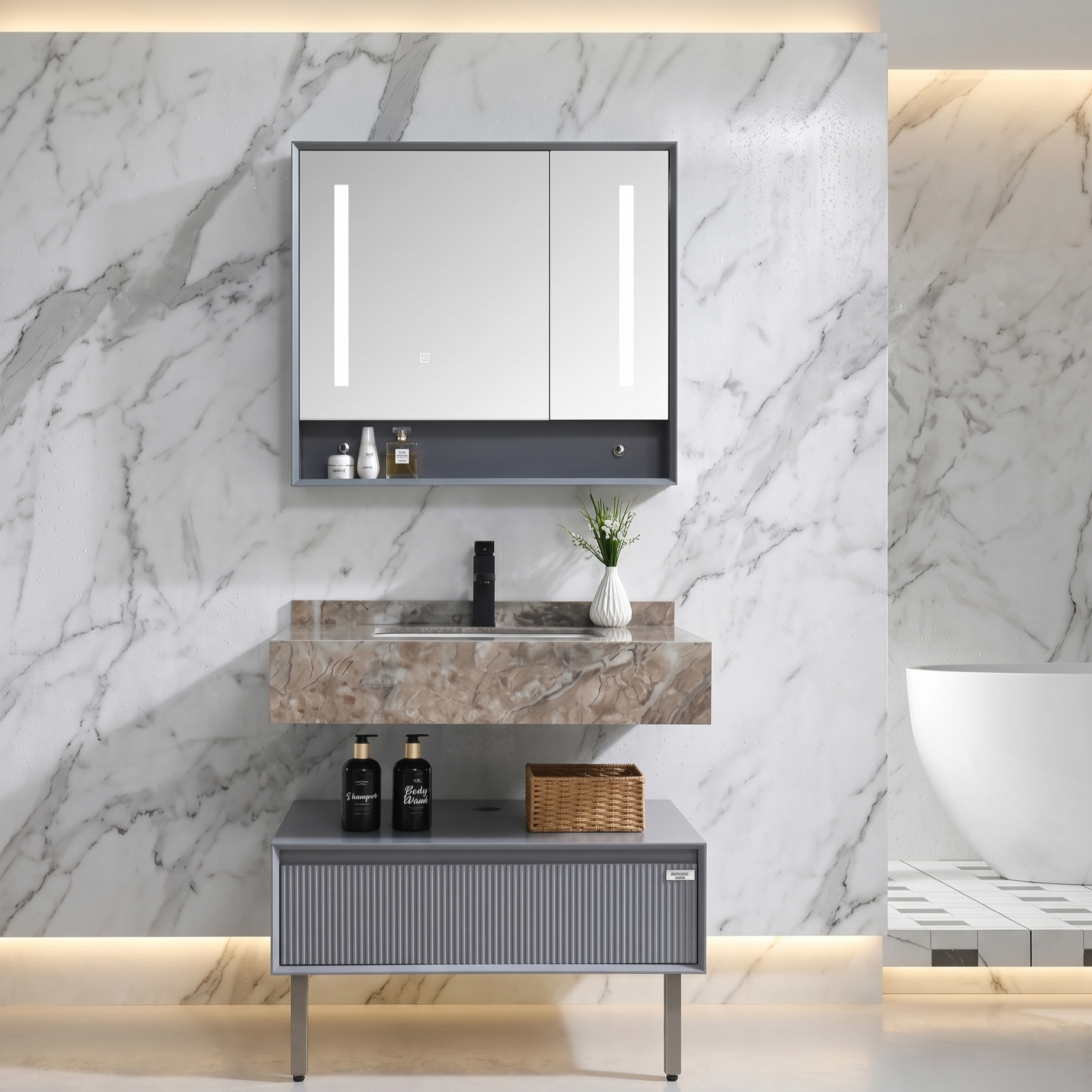 Arohe PVC Basin Cabinet AR57147680
