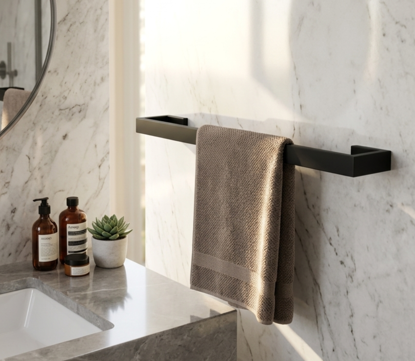 Conceal Towel 24 Inch Black Local