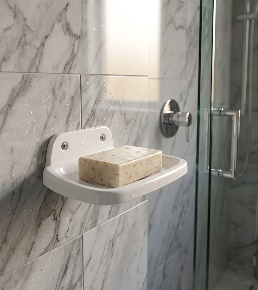 Square Soap Case -White RFL