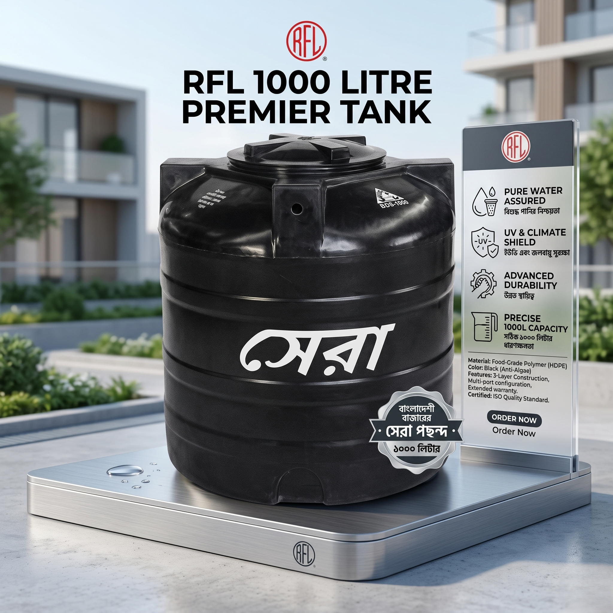 1000 Litter Tank RFL