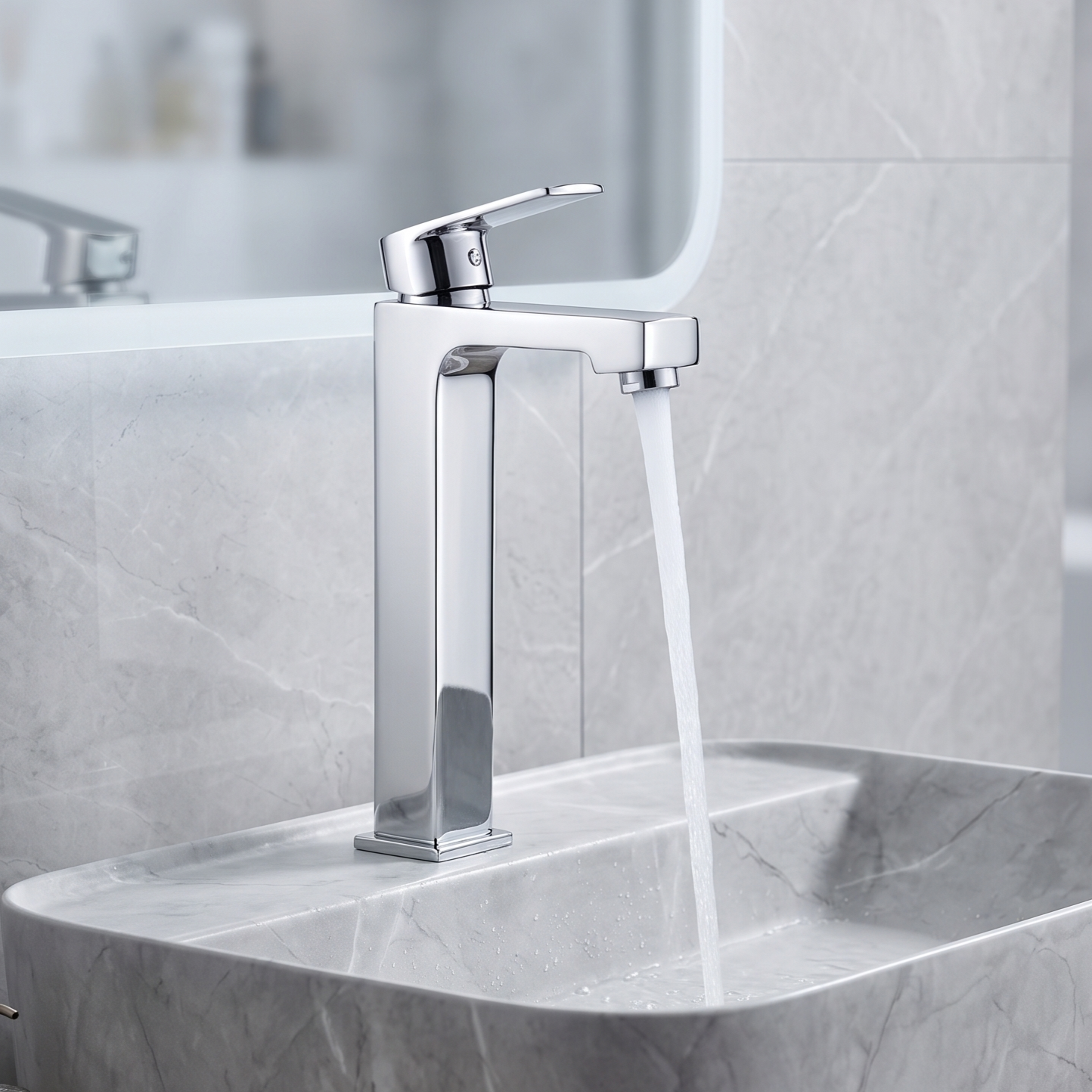 Single Lever Basin Mixer 12" (Lever Series)