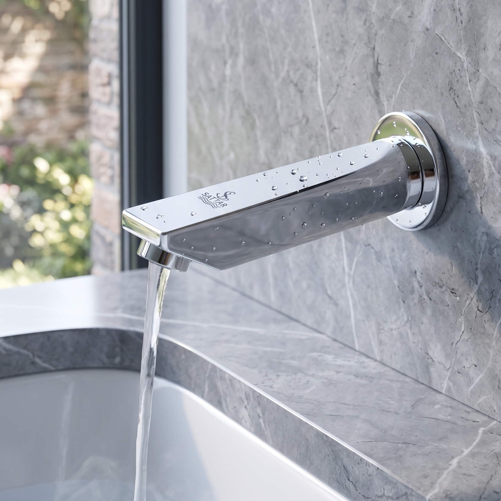 Square Spout without Diverter