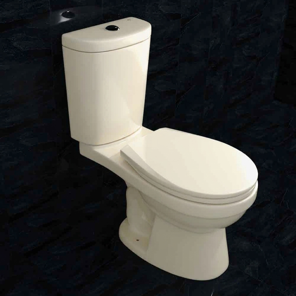 Commode Victoria Jet Flush Hydraulic Off White Stella