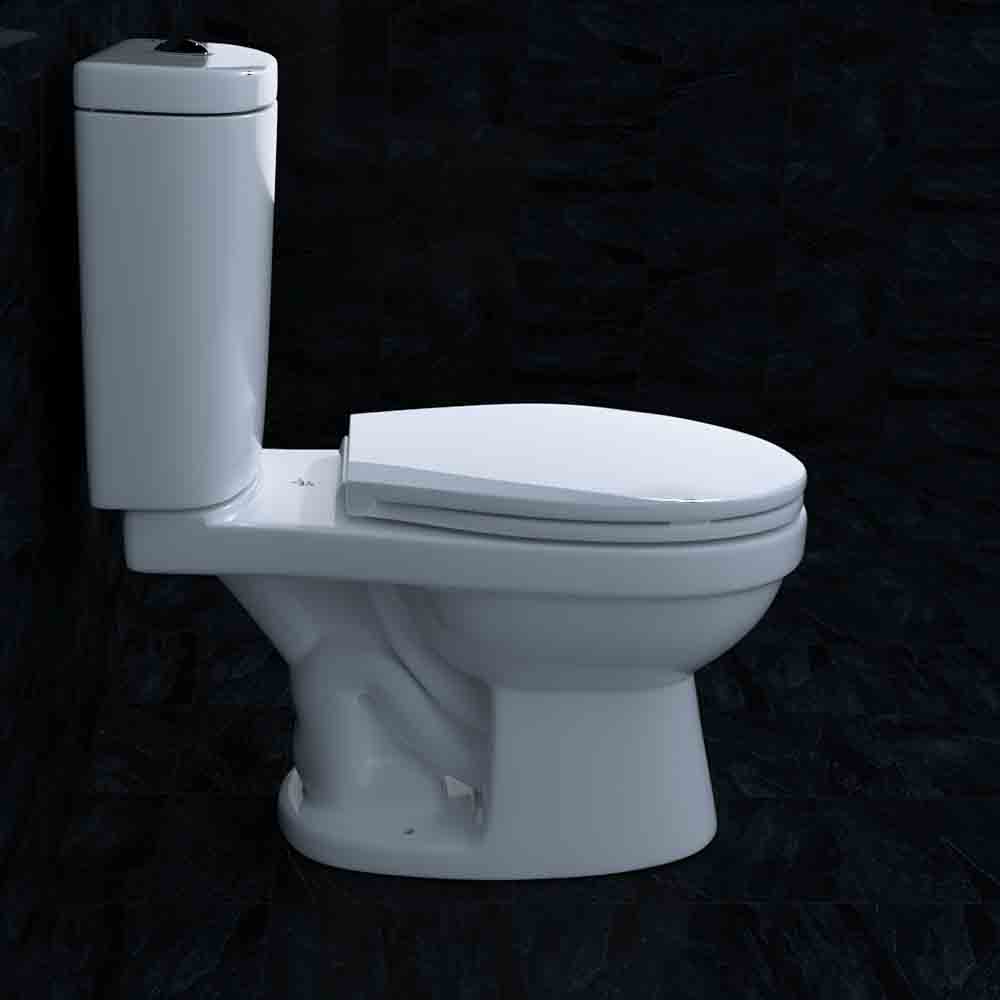Commode Victoria Jet Flush Non Hydraulic White Stella