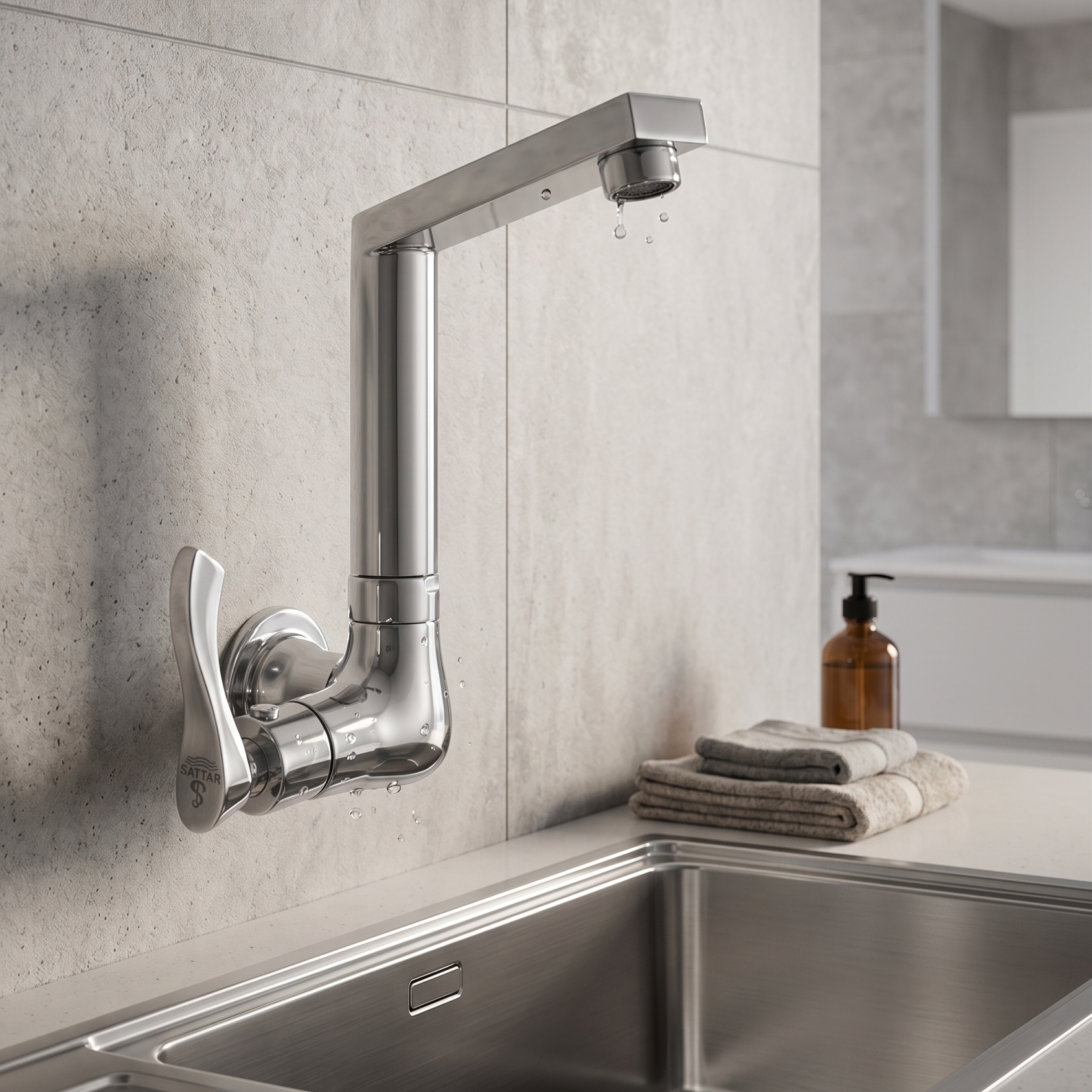 Single Lever Moving Sink Cock