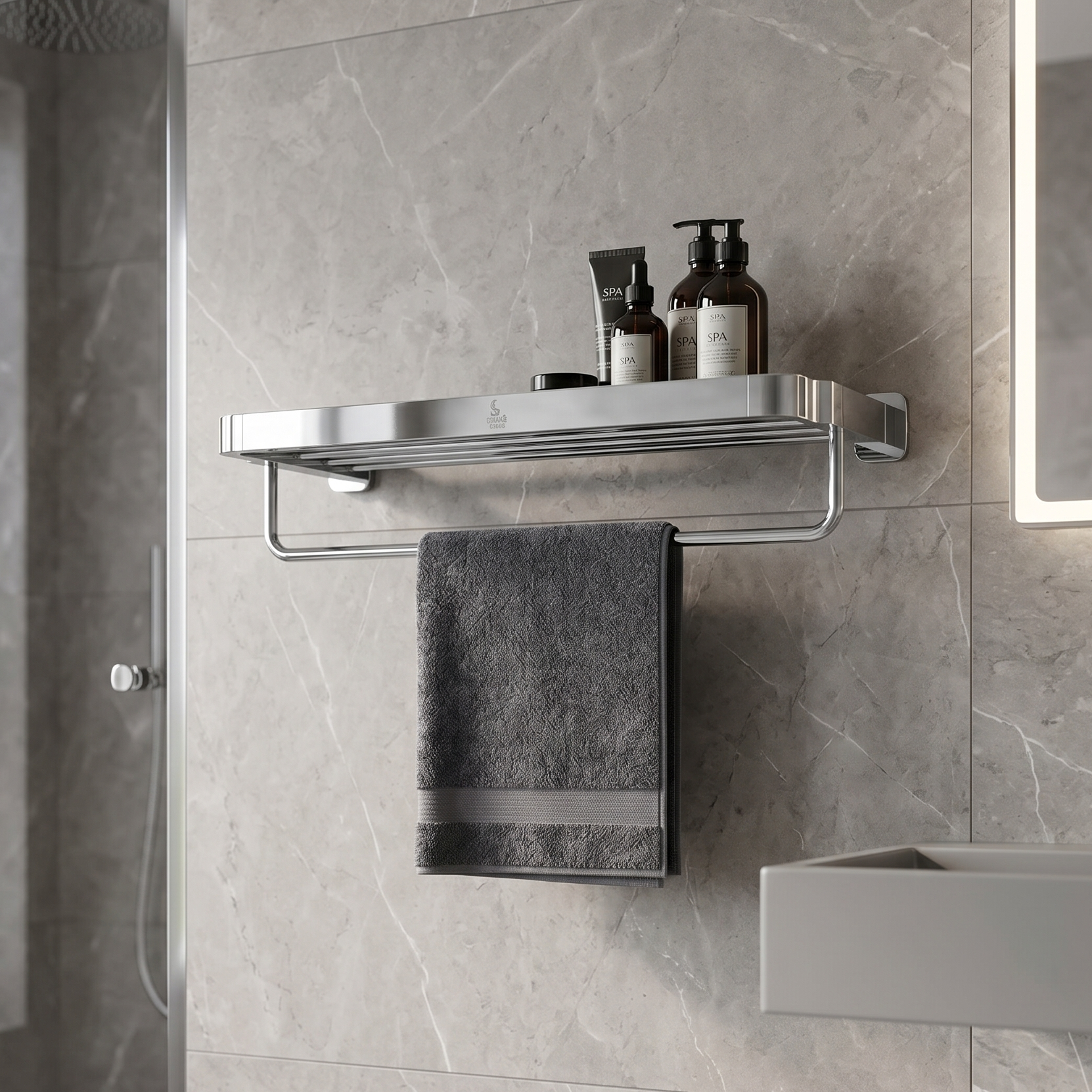 Premium Multipurpose Towel Shelf Sattar