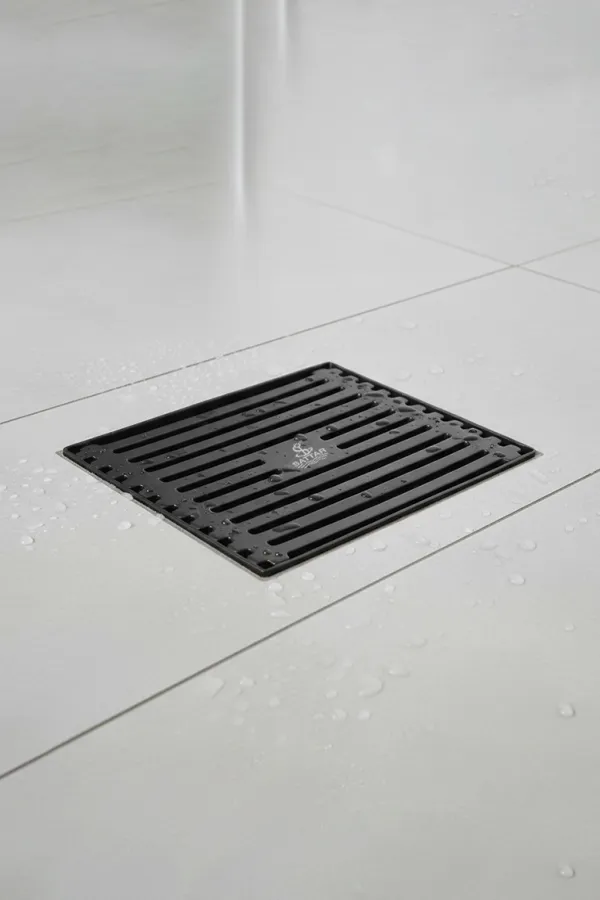 (5x5)" Floor Drain, 4" Sattar