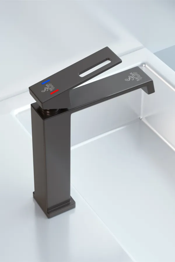 Premium Lever Basin Mixer ( Gun Grey )