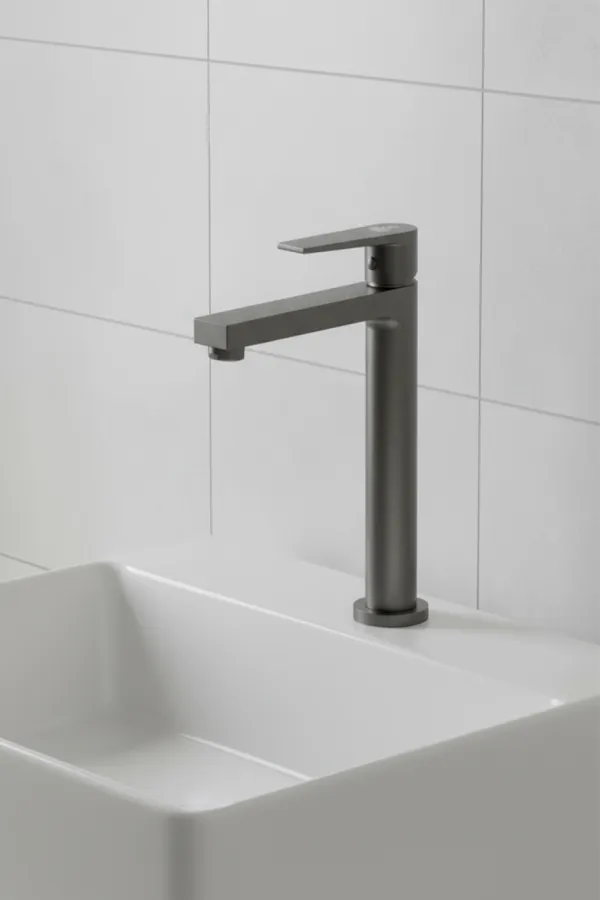 Premium Single Lever Pillar Cock (Gun Grey)-12"