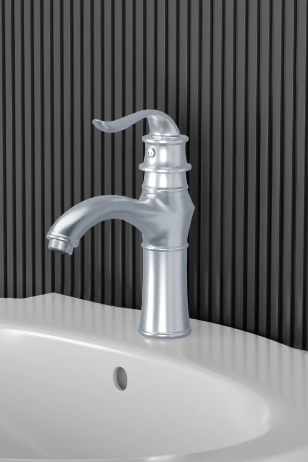 PREMIUM SINGLE LEVER Basin Mixer (Chrome) - 6”