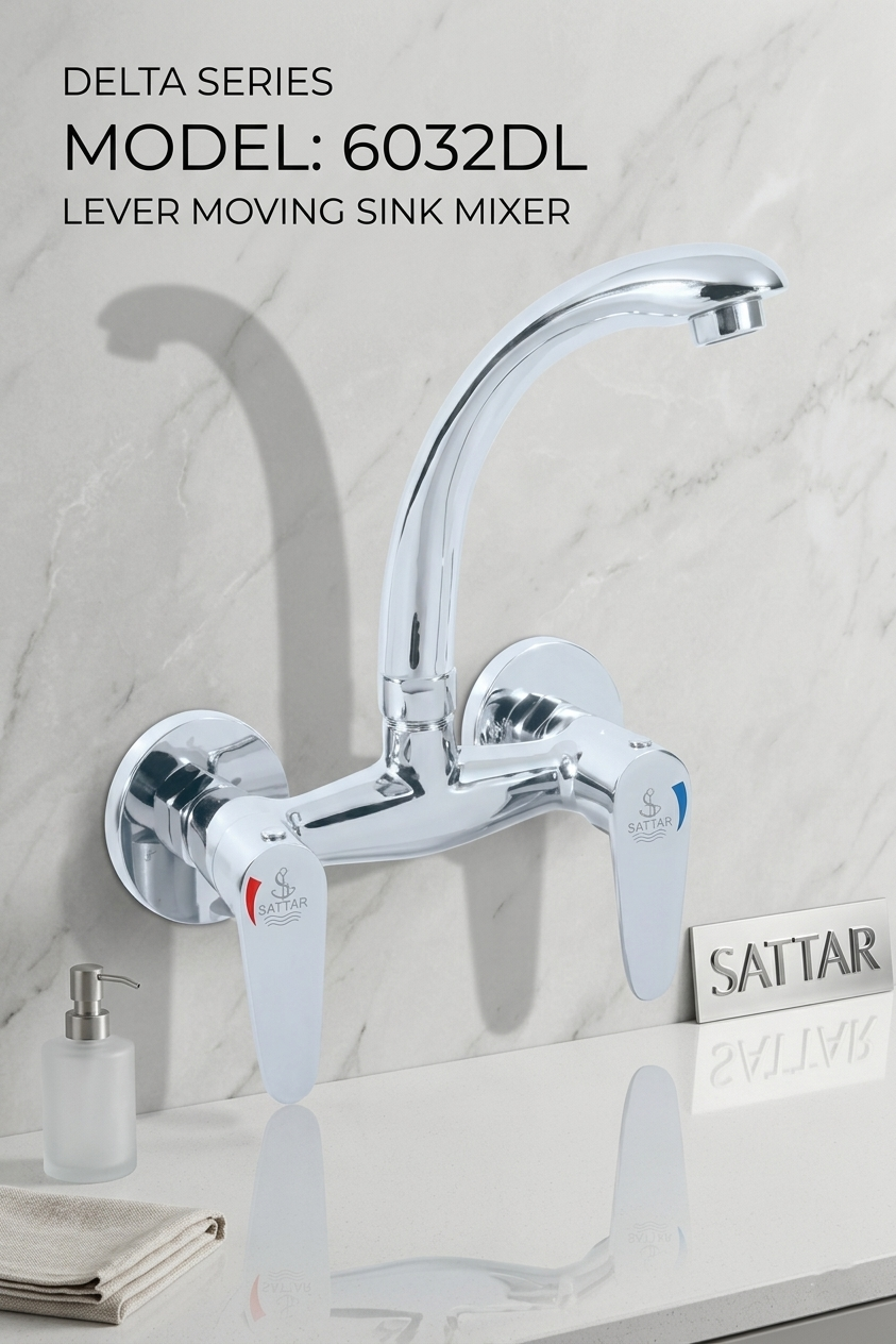 Lever Moving Sink Mixer (Delta Series) 6032DL