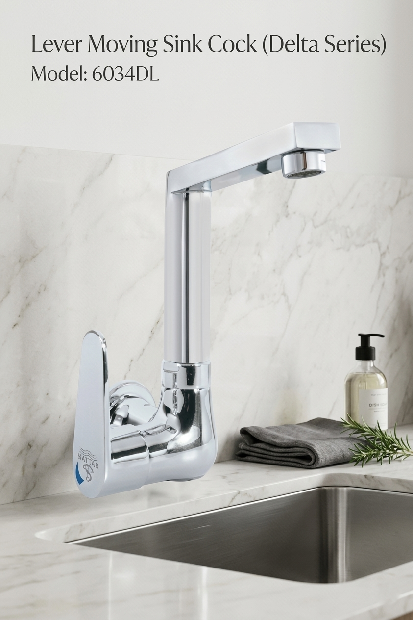 Lever Moving Sink Cock (Delta Series)6034DL
