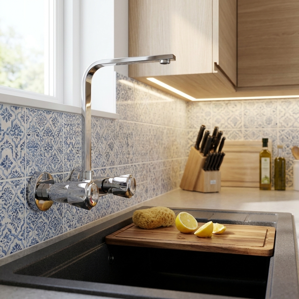 Square Moving Sink Mixer (Coaster Series)0133AN