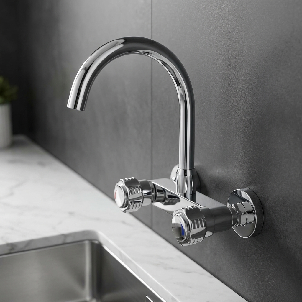 Square Moving Sink Mixer (Star Series)0131S