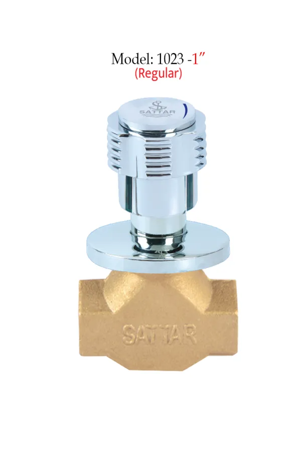 Conceal Stop Cock (Regular) 1" (Star Series) 1023S