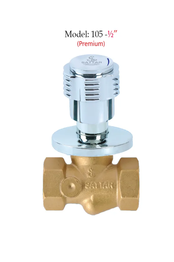 Conceal Stop Cock (Premium) 1/2" (Star Series) 105S