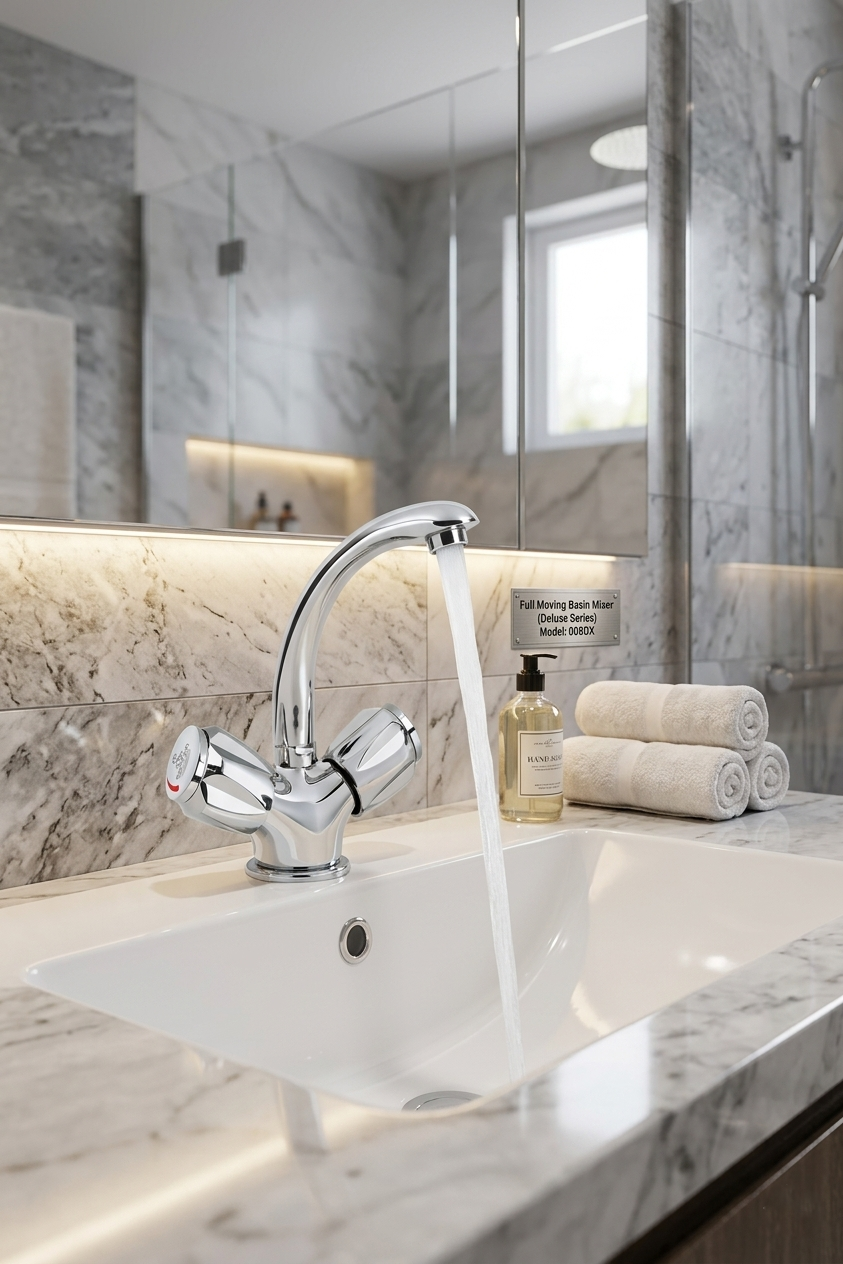 Full Moving Basin Mixer (Deluxe Series) 008DX