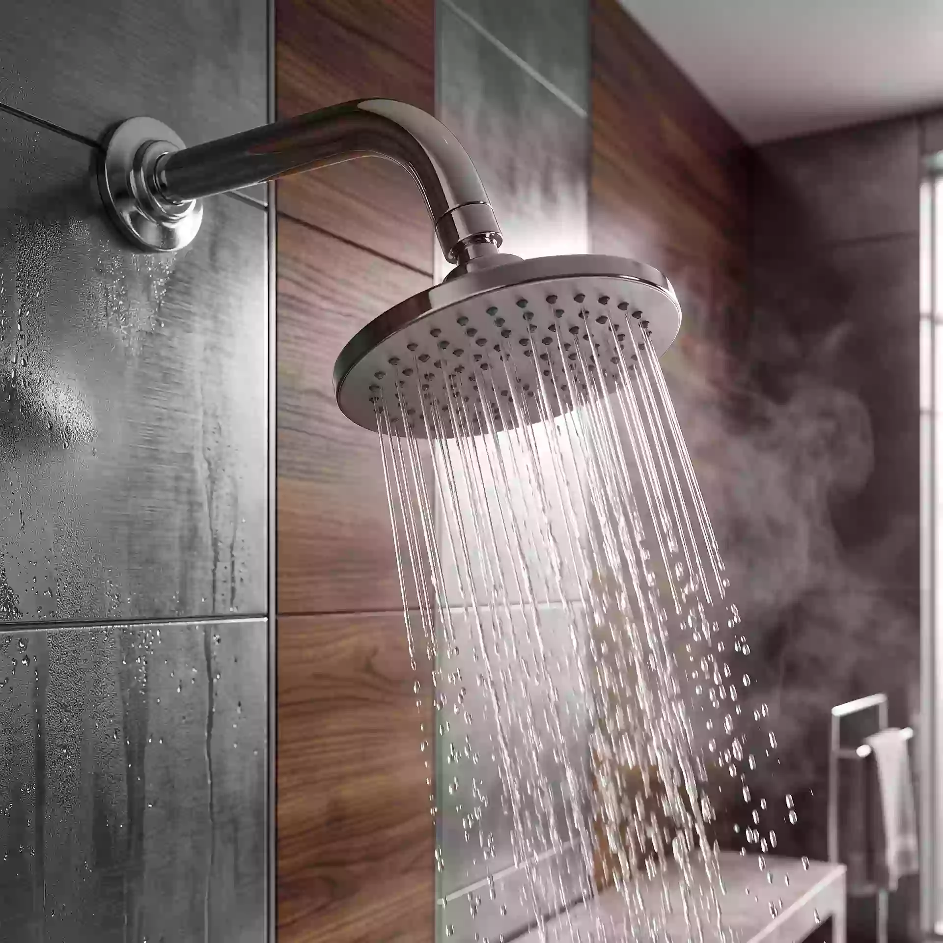 Moving Shower Round Islam Metal