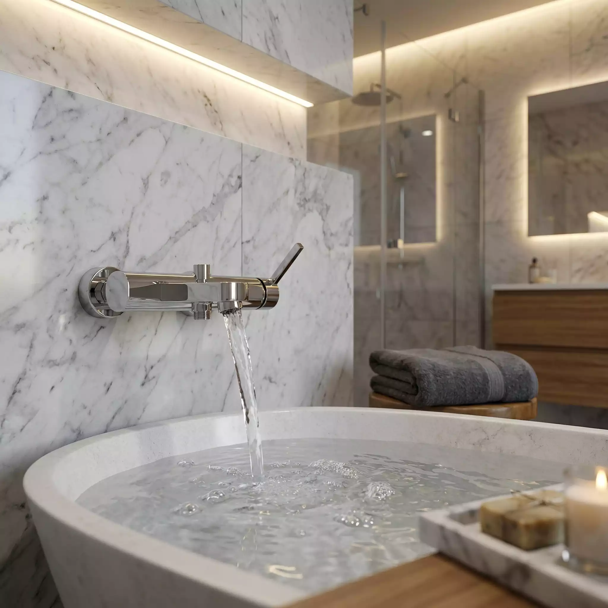 Single Lever Bath Mixer MUSE