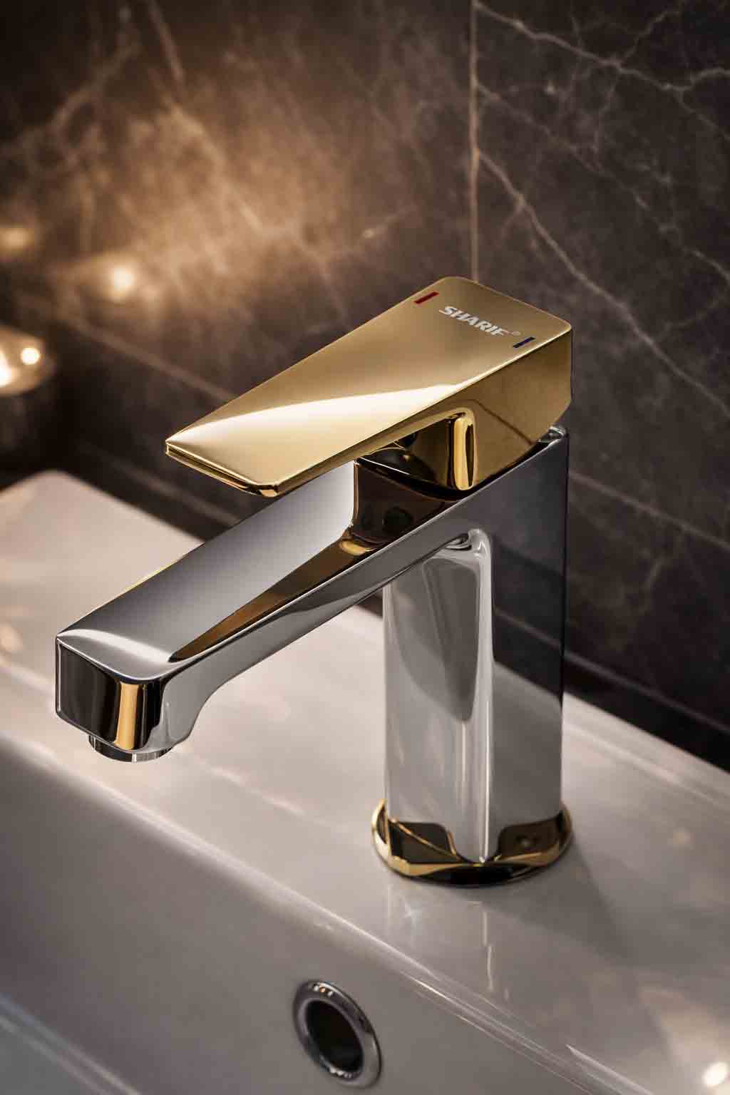 Single lever basin mixer (lucid)