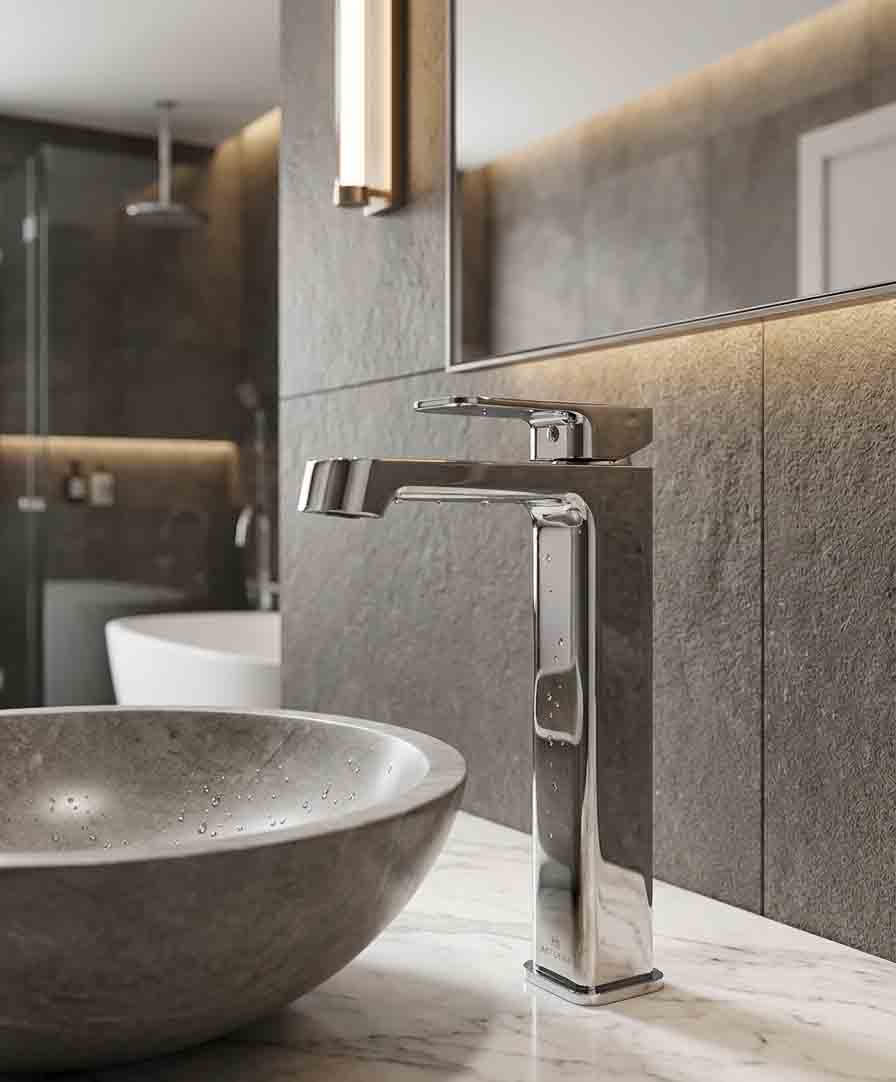 Single Lever Basin Mixer LUCID (Tall)