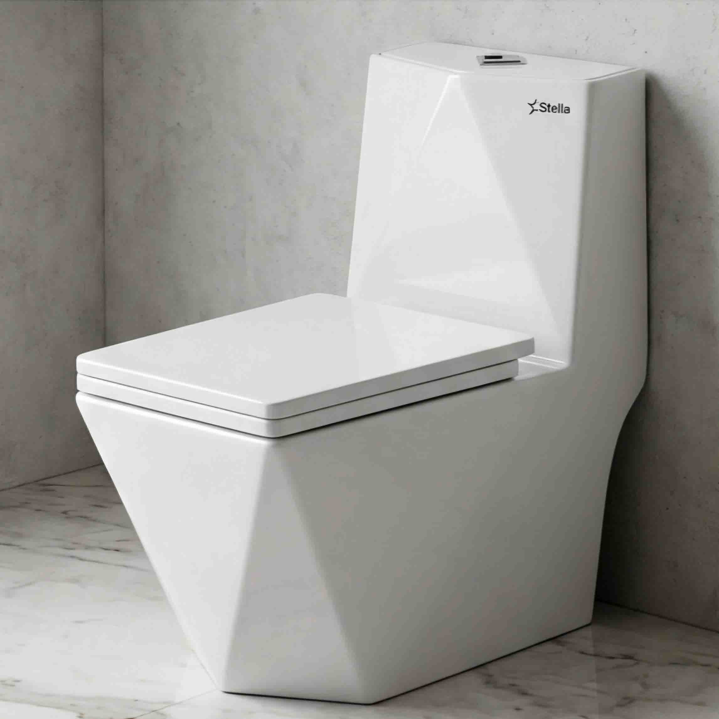 Commode Arvia White (Dual Jet Flush) Stella
