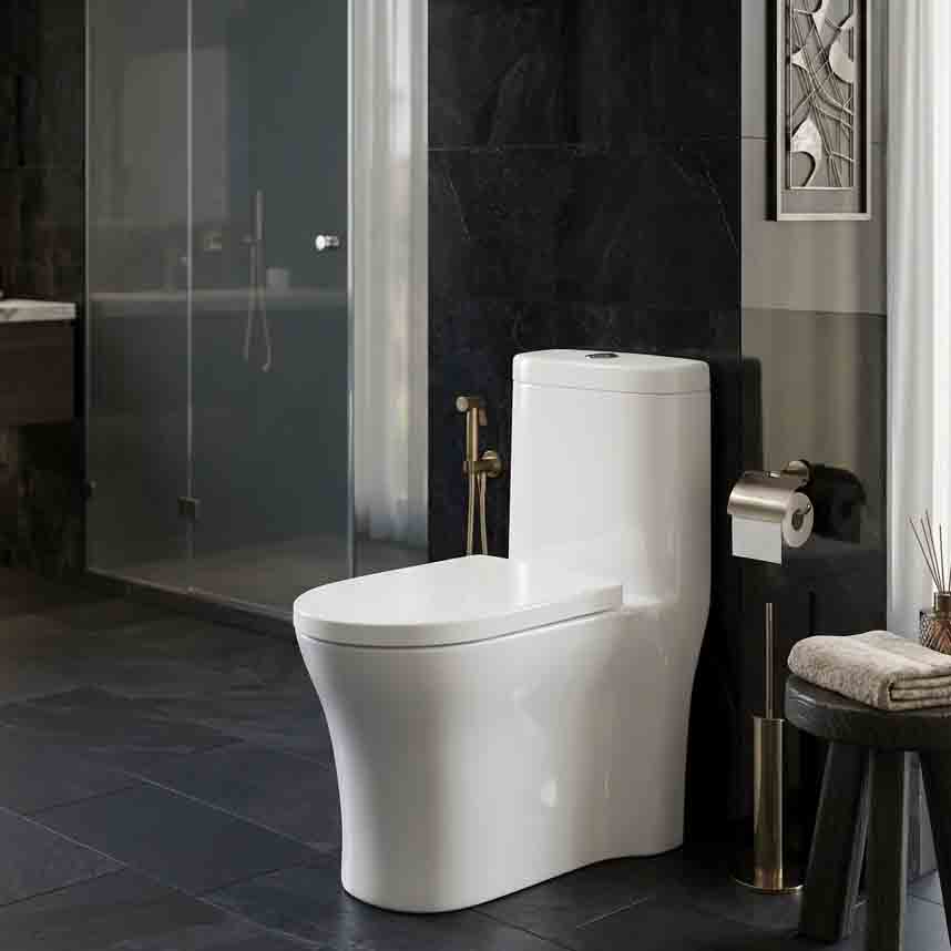 Commode Fortuna White (Dual Jet Flush) Stella
