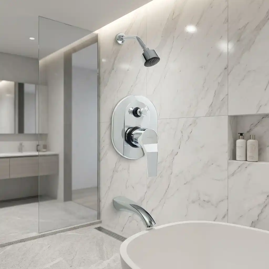 0.75 Inch Single Lever shower Mixer (Legacy Drizzle Shower ST4 Spout) Sharif