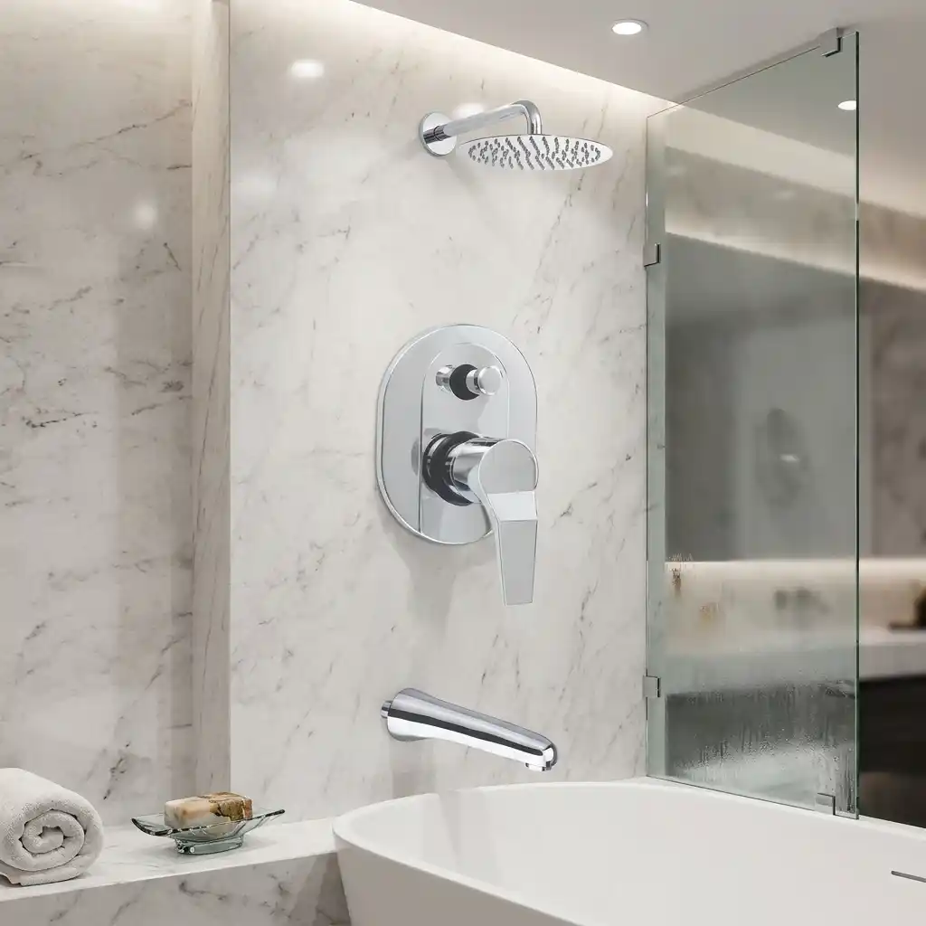 0.75 Inch Single Lever shower Mixer (Legacy Ceiling Shower ST3 Spout) Sharif