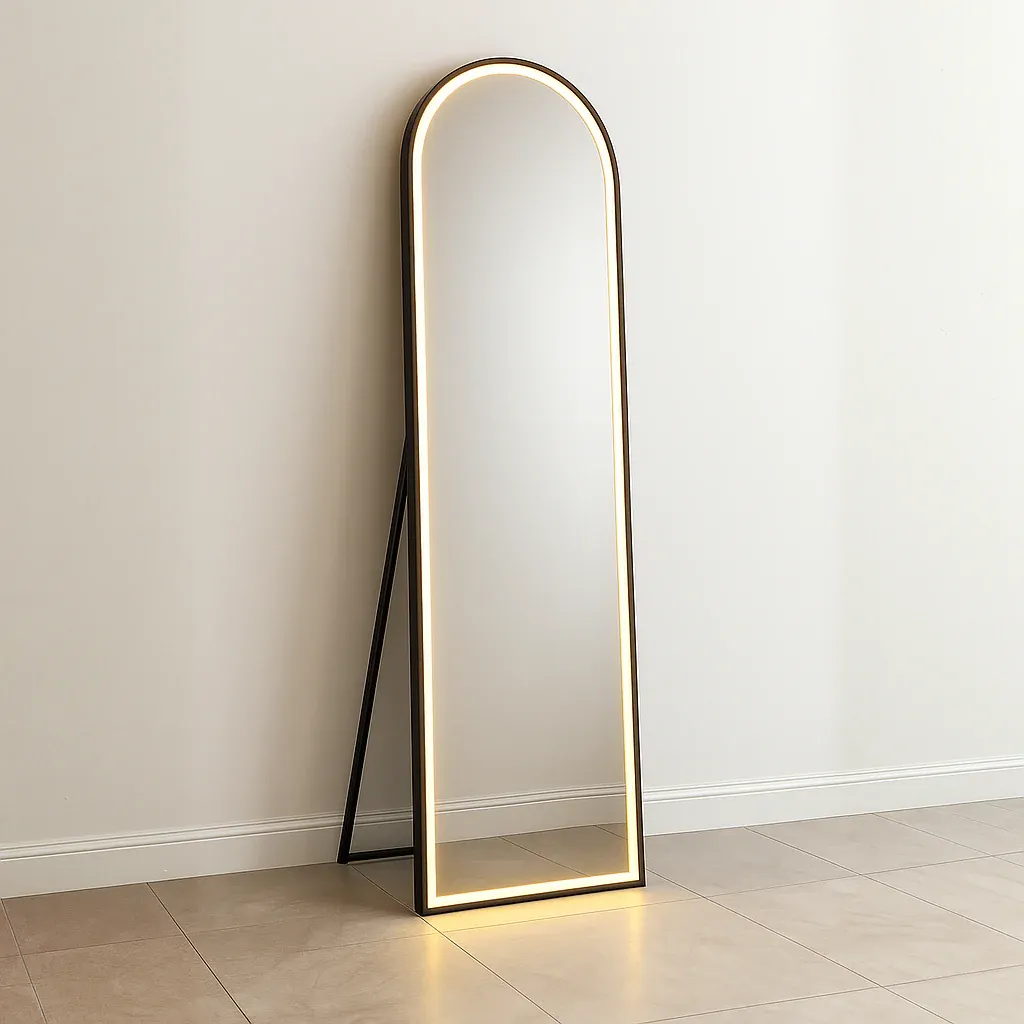 LED Mirror Black 5/1.5 ft with touch sensor