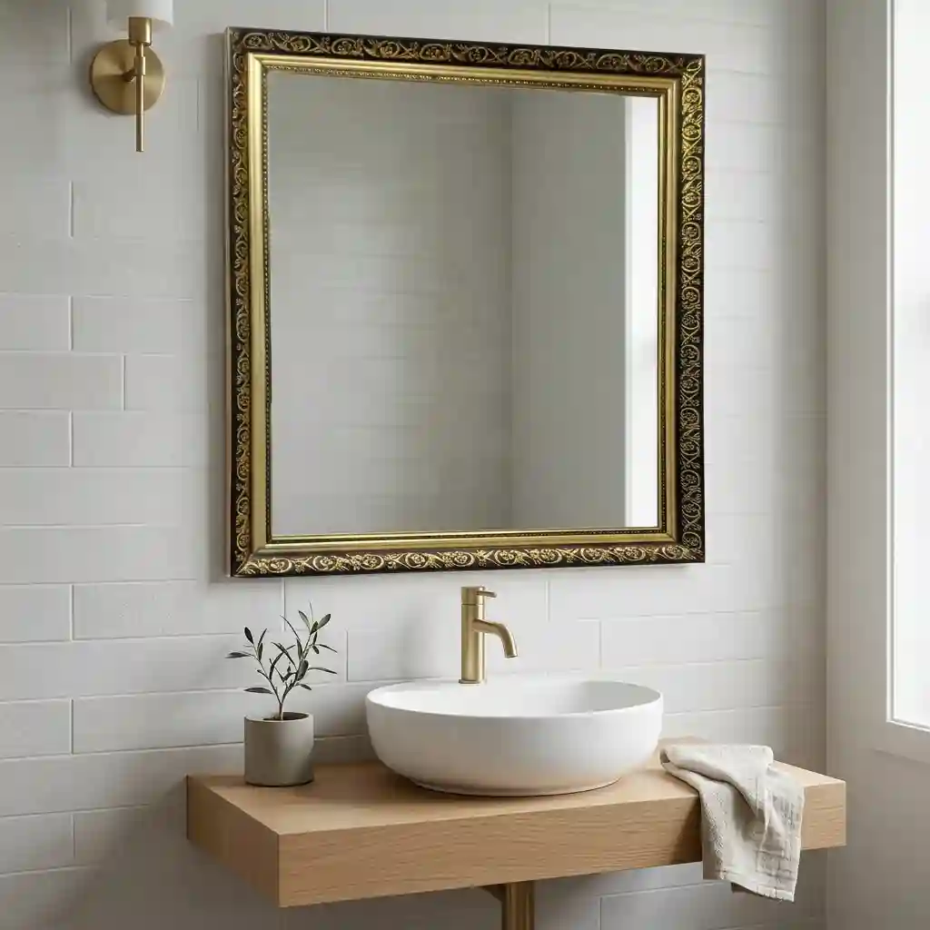 Mirror Wood Frame Big
