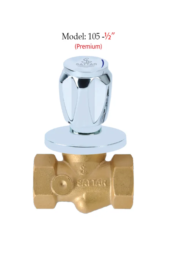 Conceal Stop Cock (Premium) 1/2" (Deluxe Series)105DX