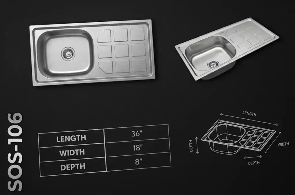 Sharif Stretched Sink - SOS-106