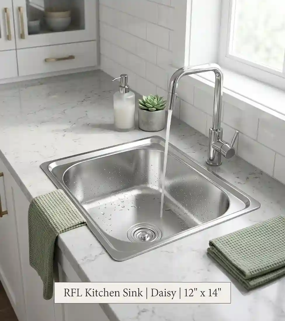 RFL Kitchen Sink Daisy 12"x14"