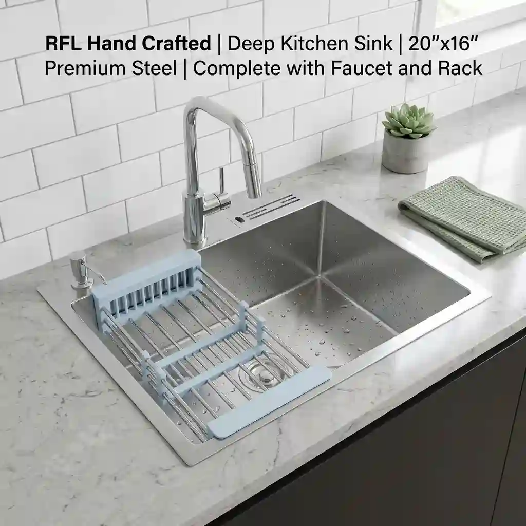 RFL DEEP KITCHEN SINK 20"x16"